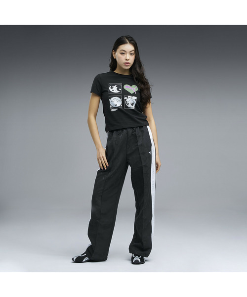PUMA(プーマ)の「PUMA プーマ ウィメンズ PUMA x パワーパフ ガールズ コミック 半袖 Tシャツ(Tシャツ/カットソー・レディース・ブラック/グレー・MEDIUM/LARGE/X-LARGE/SMALL)」の4枚目の写真