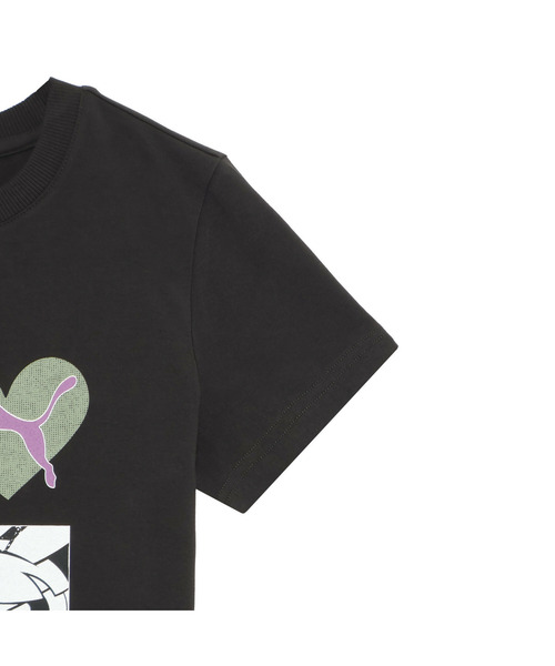 PUMA(プーマ)の「PUMA プーマ ウィメンズ PUMA x パワーパフ ガールズ コミック 半袖 Tシャツ(Tシャツ/カットソー・レディース・ブラック/グレー・MEDIUM/LARGE/X-LARGE/SMALL)」の7枚目の写真