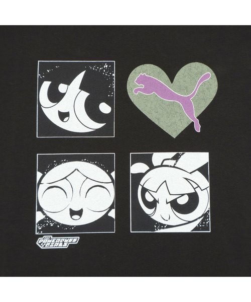 PUMA(プーマ)の「PUMA プーマ ウィメンズ PUMA x パワーパフ ガールズ コミック 半袖 Tシャツ(Tシャツ/カットソー・レディース・ブラック/グレー・MEDIUM/LARGE/X-LARGE/SMALL)」の10枚目の写真