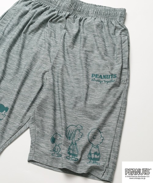 PEANUTS(ピーナッツ)の「PEANUTS ピーナッツギャング柄カチオンハーフパンツ(その他パンツ・レディース・ライトパープル/チャコール/カーキ/ブラック・LL/L/M)」の3枚目の写真
