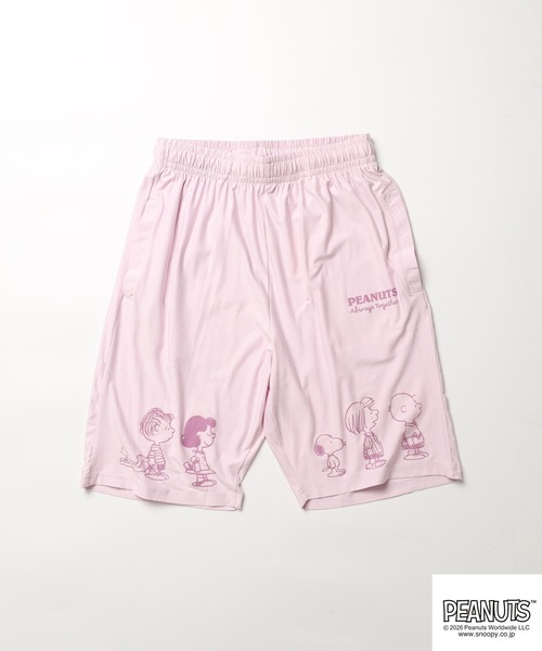 PEANUTS(ピーナッツ)の「PEANUTS ピーナッツギャング柄カチオンハーフパンツ(その他パンツ・レディース・ライトパープル/チャコール/カーキ/ブラック・LL/L/M)」の7枚目の写真