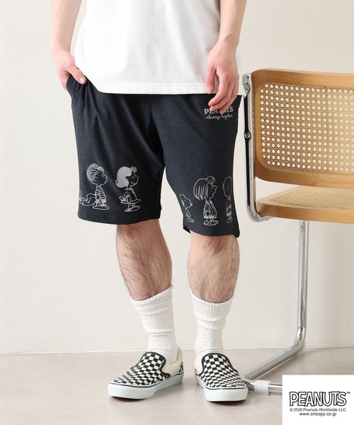 PEANUTS(ピーナッツ)の「PEANUTS ピーナッツギャング柄カチオンハーフパンツ(その他パンツ・レディース・ライトパープル/チャコール/カーキ/ブラック・LL/L/M)」の20枚目の写真