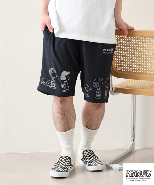 PEANUTS(ピーナッツ)の「PEANUTS ピーナッツギャング柄カチオンハーフパンツ(その他パンツ・レディース・ライトパープル/チャコール/カーキ/ブラック・LL/L/M)」の21枚目の写真