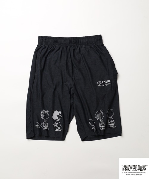 PEANUTS(ピーナッツ)の「PEANUTS ピーナッツギャング柄カチオンハーフパンツ(その他パンツ・レディース・ライトパープル/チャコール/カーキ/ブラック・LL/L/M)」の6枚目の写真