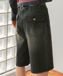 Zooodle�i�Y�[�h���j�́uCord flap denim shorts - �R�[�f�����C�t���b�v�f�j���V���[�c-�i�f�j���p���c�j�v