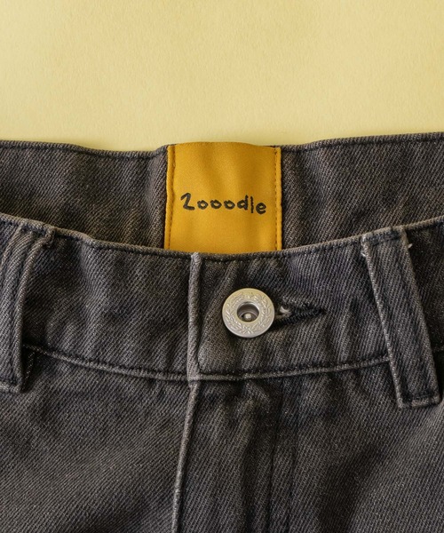 Zooodle(ズードル)の「Cord flap denim shorts - コーデュロイフラップデニムショーツ-(デニムパンツ・メンズ・インディゴブルー/ブラック・MEDIUM/LARGE)」の9枚目の写真