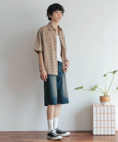 Zooodle(ズードル)の「Cord flap denim shorts - コーデュロイフラップデニムショーツ-(デニムパンツ・メンズ・インディゴブルー/ブラック・MEDIUM/LARGE)」の22枚目の写真