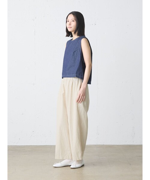 MidiUmi(ミディウミ)の「MidiUmi C/Lライトイージーパンツ(その他パンツ・レディース・カーキ系2/チャコールグレー/キナリ・FREE)」の9枚目の写真