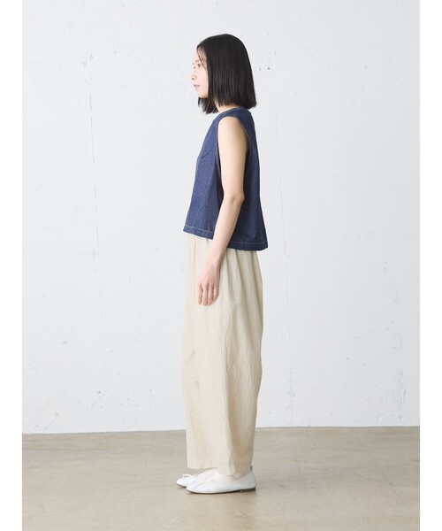MidiUmi(ミディウミ)の「MidiUmi C/Lライトイージーパンツ(その他パンツ・レディース・カーキ系2/チャコールグレー/キナリ・FREE)」の10枚目の写真