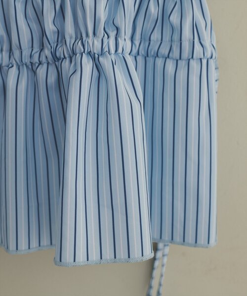 natural couture(ナチュラルクチュール)の「【水着】ペプラムキャミ+ショーツSET(水着・レディース・ブラック/ブルー系その他/ベージュ/ホワイト系その他・FREE)」の16枚目の写真
