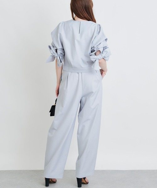 PICCIN(ピッチン)の「【セットアップ可能】麻混タックパンツ(その他パンツ・レディース・オフホワイト/グレー/ブラック・S/M)」の8枚目の写真
