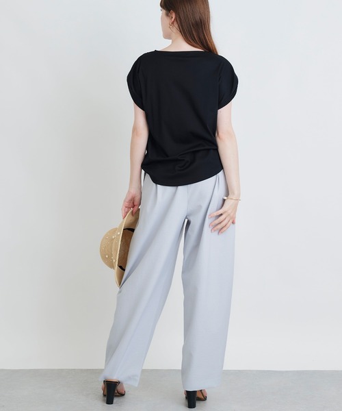 PICCIN(ピッチン)の「【セットアップ可能】麻混タックパンツ(その他パンツ・レディース・オフホワイト/グレー/ブラック・S/M)」の10枚目の写真