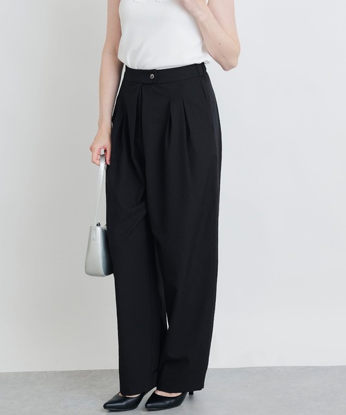 PICCIN(ピッチン)の「【セットアップ可能】麻混タックパンツ(その他パンツ・レディース・オフホワイト/グレー/ブラック・S/M)」の18枚目の写真