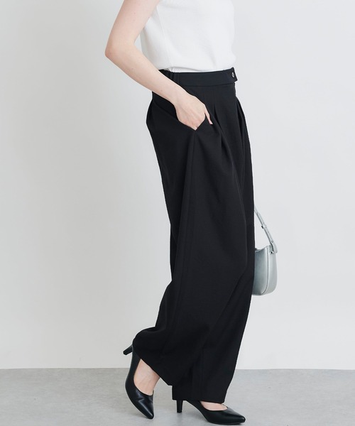 PICCIN(ピッチン)の「【セットアップ可能】麻混タックパンツ(その他パンツ・レディース・オフホワイト/グレー/ブラック・S/M)」の20枚目の写真