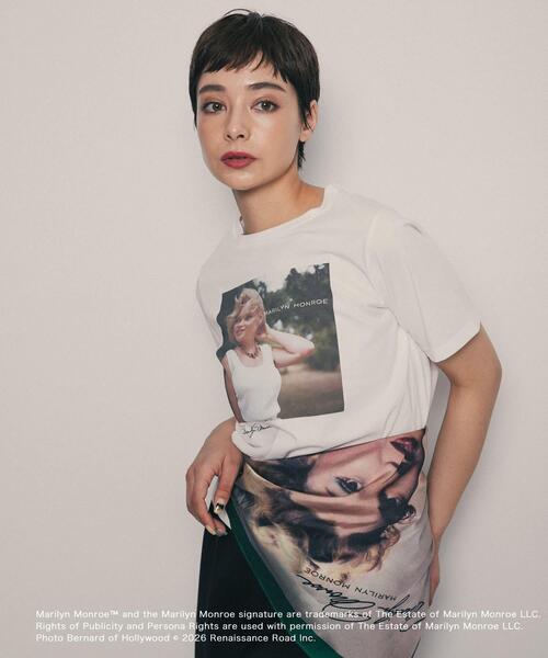 SENSE OF PLACE by URBAN RESEARCH(センスオブプレイスバイアーバンリサーチ)の「『別注』MARILYNMONROE×SENSE OF PLACE プリントスカーフ(バンダナ/スカーフ・レディース・ブラック/グリーン・ONE)」の16枚目の写真