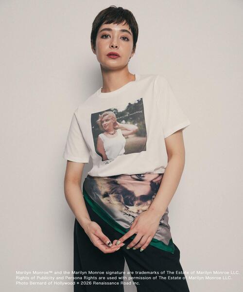 SENSE OF PLACE by URBAN RESEARCH(センスオブプレイスバイアーバンリサーチ)の「『別注』MARILYNMONROE×SENSE OF PLACE プリントスカーフ(バンダナ/スカーフ・レディース・ブラック/グリーン・ONE)」の17枚目の写真