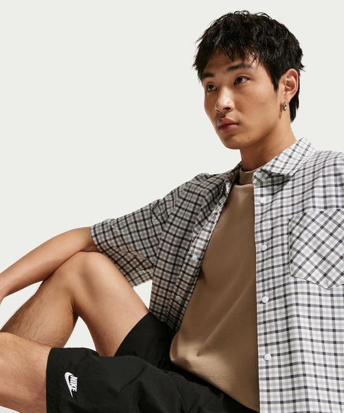 NIKE(ナイキ)の「NIKE NK CLUB SPORT SHORT IF0845(その他パンツ・メンズ・ブラック/ライトブルー・L/M)」の6枚目の写真
