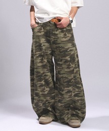 RAGEBLUE(���C�W�u���[)��Vintage �RD Curve Barrel Denim Pants/���B���e�[�W���H/3D�J�[�u�o�����f�j���p���c(�f�j���p���c)