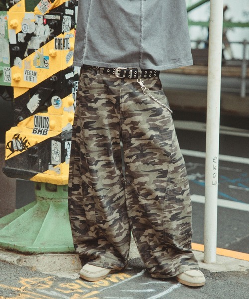RAGEBLUE（レイジブルー）の「Vintage ３D Curve Barrel Denim Pants/ヴィンテージ加工/3Dカーブバレルデニムパンツ（デニムパンツ・メンズ・グリーン/ブラウン/ブルー/ブラック・MEDIUM/LARGE）」の4枚目の写真