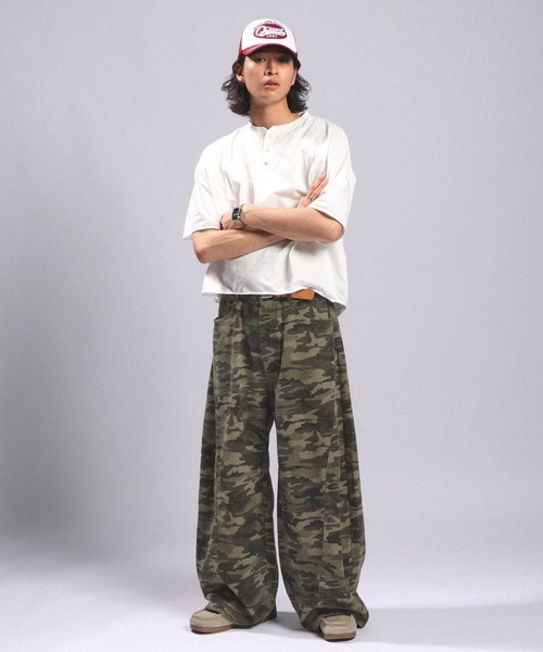 RAGEBLUE（レイジブルー）の「Vintage ３D Curve Barrel Denim Pants/ヴィンテージ加工/3Dカーブバレルデニムパンツ（デニムパンツ・メンズ・グリーン/ブラウン/ブルー/ブラック・MEDIUM/LARGE）」の13枚目の写真