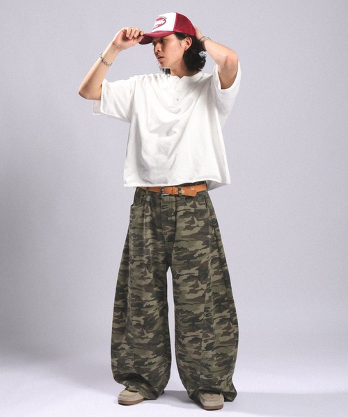 RAGEBLUE（レイジブルー）の「Vintage ３D Curve Barrel Denim Pants/ヴィンテージ加工/3Dカーブバレルデニムパンツ（デニムパンツ・メンズ・グリーン/ブラウン/ブルー/ブラック・MEDIUM/LARGE）」の14枚目の写真