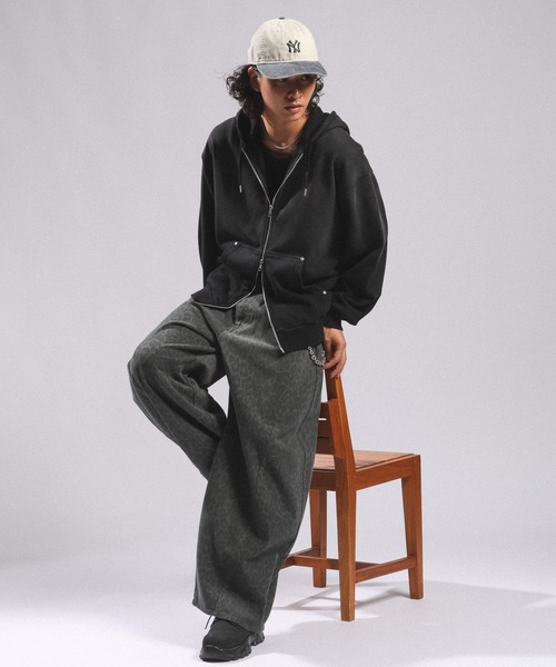 RAGEBLUE(レイジブルー)の「Vintage 3D Curve Barrel Denim Pants/ヴィンテージ加工/3Dカーブバレルデニムパンツ(デニムパンツ・メンズ・グリーン/ブラウン/ブルー/ブラック/ライトブルー/ブラック系その他/グリーン系その他/ブルー系その他/ブラック系その他2/グレー系その他・MEDIUM/LARGE)」の22枚目の写真
