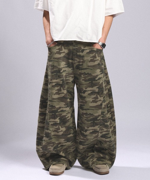 RAGEBLUE（レイジブルー）の「Vintage ３D Curve Barrel Denim Pants/ヴィンテージ加工/3Dカーブバレルデニムパンツ（デニムパンツ・メンズ・グリーン/ブラウン/ブルー/ブラック・MEDIUM/LARGE）」の17枚目の写真