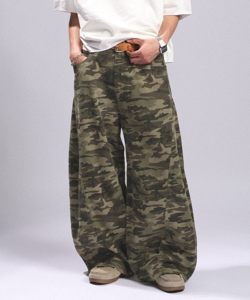 RAGEBLUE（レイジブルー）の「Vintage ３D Curve Barrel Denim Pants/ヴィンテージ加工/3Dカーブバレルデニムパンツ（デニムパンツ・メンズ・グリーン/ブラウン/ブルー/ブラック・MEDIUM/LARGE）」の19枚目の写真