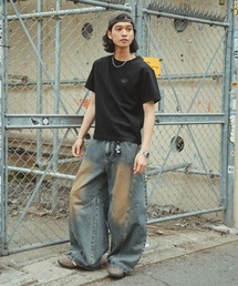 RAGEBLUE（レイジブルー）の「Vintage ３D Curve Barrel Denim Pants/ヴィンテージ加工/3Dカーブバレルデニムパンツ（デニムパンツ）」