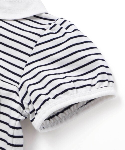 SLAP SLIP(スラップスリップ)の「【マリンシリーズ】セーラーカラーボーダー半袖Tシャツ+パンツセットアップ(80~130cm)(セットアップ・キッズ・レッド系その他/ブルー系その他2・130cm/80cm/110cm/120cm/100cm/90cm)」の15枚目の写真