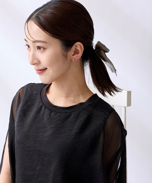 CALIN STANDARD(カリンスタンダード)の「◆金属アレルギー対応◆◆made in japan◆【痛くない】【落ちにくい】【ストレスフリーな着け心地】ワイドプレーン ミニループフィットイヤリング(イヤリング・レディース・ピンクゴールド/ゴールド/シルバー・FREE)」の11枚目の写真