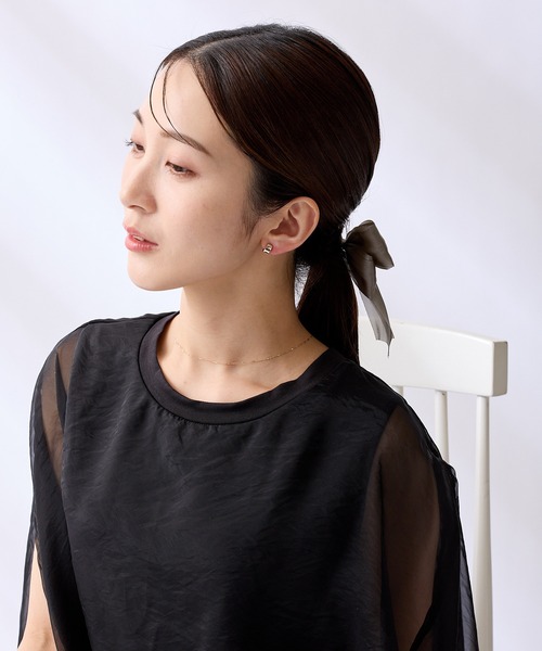 CALIN STANDARD(カリンスタンダード)の「◆金属アレルギー対応◆◆made in japan◆【痛くない】【落ちにくい】【ストレスフリーな着け心地】ワイドプレーン ミニループフィットイヤリング(イヤリング・レディース・ピンクゴールド/ゴールド/シルバー・FREE)」の12枚目の写真
