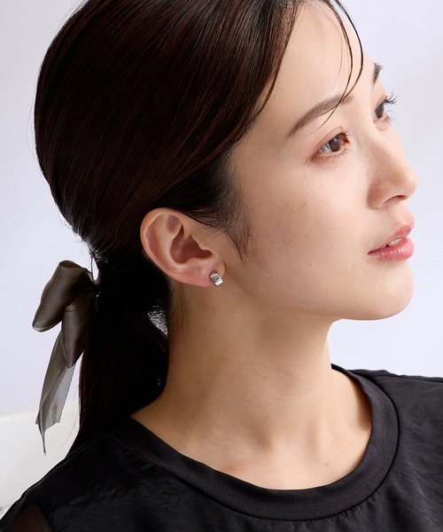 CALIN STANDARD(カリンスタンダード)の「◆金属アレルギー対応◆◆made in japan◆【痛くない】【落ちにくい】【ストレスフリーな着け心地】ワイドプレーン ミニループフィットイヤリング(イヤリング・レディース・ピンクゴールド/ゴールド/シルバー・FREE)」の14枚目の写真