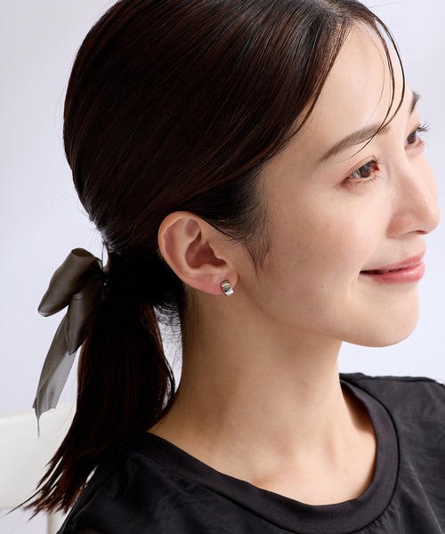 CALIN STANDARD(カリンスタンダード)の「◆金属アレルギー対応◆◆made in japan◆【痛くない】【落ちにくい】【ストレスフリーな着け心地】ワイドプレーン ミニループフィットイヤリング(イヤリング・レディース・ピンクゴールド/ゴールド/シルバー・FREE)」の15枚目の写真