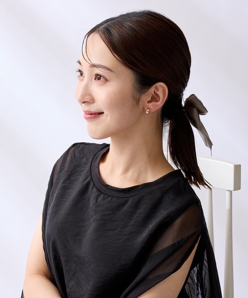 CALIN STANDARD(カリンスタンダード)の「◆金属アレルギー対応◆◆made in japan◆【痛くない】【落ちにくい】【ストレスフリーな着け心地】ワイドプレーン ミニループフィットイヤリング(イヤリング・レディース・ピンクゴールド/ゴールド/シルバー・FREE)」の8枚目の写真
