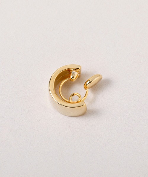 CALIN STANDARD(カリンスタンダード)の「◆金属アレルギー対応◆◆made in japan◆【痛くない】【落ちにくい】【ストレスフリーな着け心地】ワイドプレーン ミニループフィットイヤリング(イヤリング・レディース・ピンクゴールド/ゴールド/シルバー・FREE)」の19枚目の写真