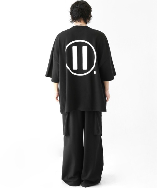 minsobi(ミンソビ)の「インパクトグラフィティ ビッグシルエット半袖T ユニセックス(Tシャツ/カットソー・メンズ・ホワイト/ブラック・FREE)」の3枚目の写真