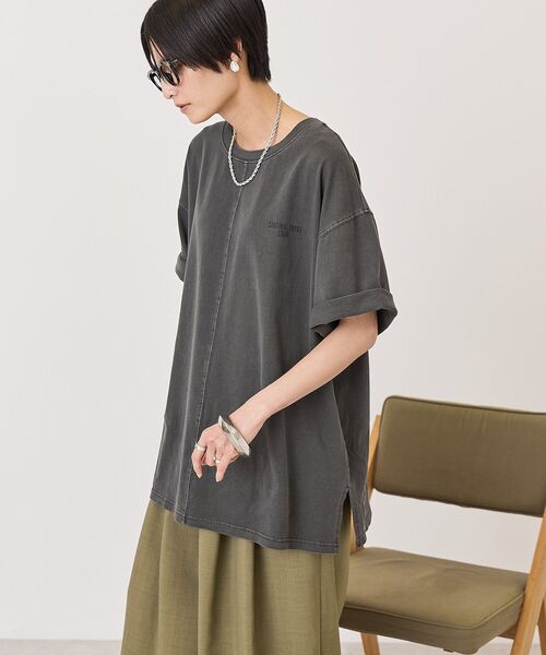 AMERICAN HOLIC(アメリカンホリック)の「バックロゴルーズTシャツ(Tシャツ/カットソー・レディース・チャコールグレー/オフホワイト/ベージュ・FREE)」の17枚目の写真