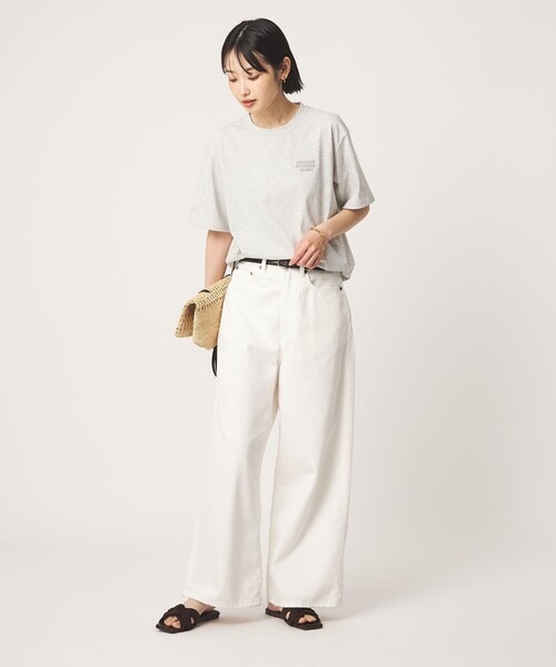MARMOT(マーモット)の「【別注】<Marmot>ショートスリーブ ロゴ Tシャツ(Tシャツ/カットソー・レディース・ダークブラウン/グレー系/オフホワイト・FREE)」の12枚目の写真