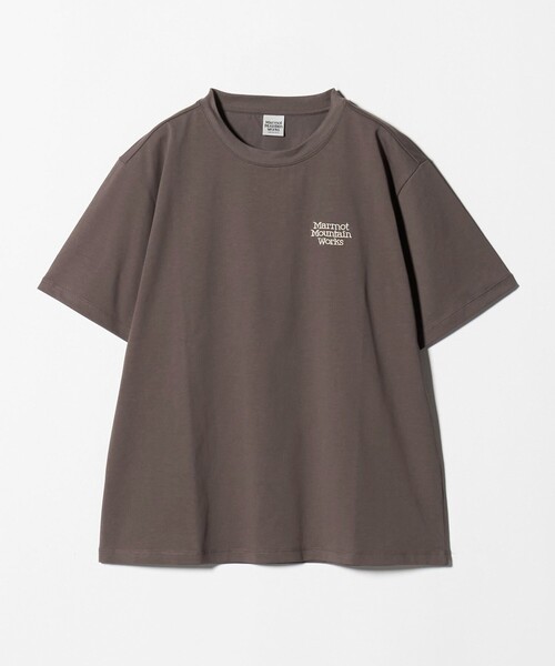 MARMOT(マーモット)の「【別注】<Marmot>ショートスリーブ ロゴ Tシャツ(Tシャツ/カットソー・レディース・ダークブラウン/グレー系/オフホワイト・FREE)」の16枚目の写真