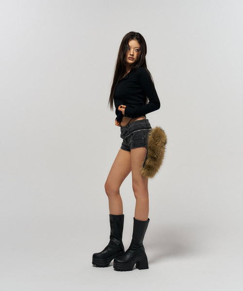 SCHISM INDUCING(スキズムインデューシング)の「DETACHABLE SKIRT SHORTS BLACK(その他パンツ・レディース・その他・M/S)」の11枚目の写真