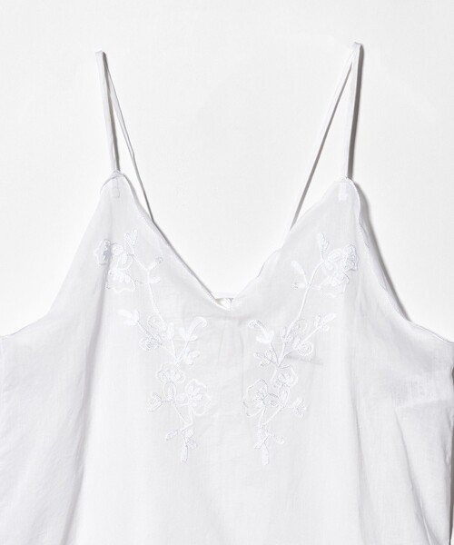 sara mallika（サラ マリカ）の「【別注】＜Sara mallika for 6＞EMBRODERY CAMI DRESS/ワンピース（ワンピース・レディース・ホワイト/ブラック・FREE）」の13枚目の写真