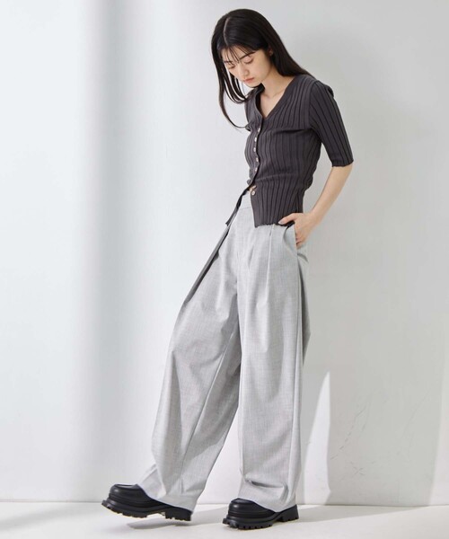 STUDIOUS(ステュディオス)の「【STUDIOUS/ステュディオス】Platform Loafer/プラットフォームローファー/軽量/疲れにくい(ローファー・レディース・ブラック系その他/ブラック・2/1)」の4枚目の写真