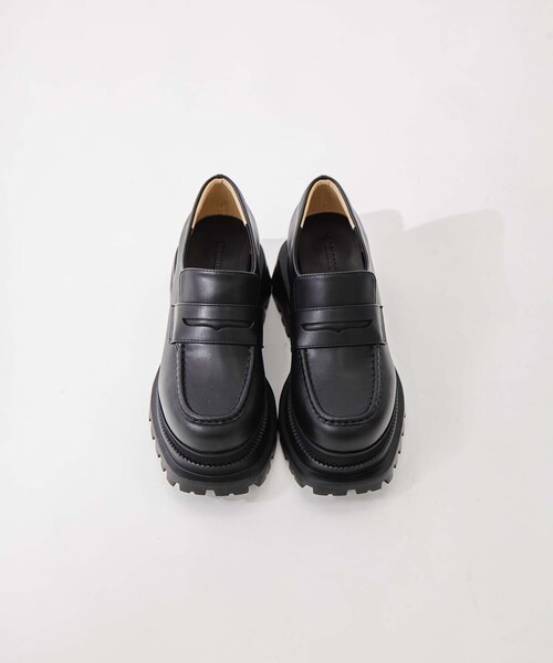 STUDIOUS(ステュディオス)の「【STUDIOUS/ステュディオス】Platform Loafer/プラットフォームローファー/軽量/疲れにくい(ローファー・レディース・ブラック系その他/ブラック・2/1)」の6枚目の写真