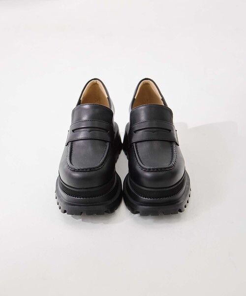 STUDIOUS(ステュディオス)の「【STUDIOUS/ステュディオス】Platform Loafer/プラットフォームローファー/軽量/疲れにくい(ローファー・レディース・ブラック系その他/ブラック・2/1)」の8枚目の写真