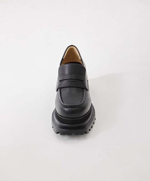 STUDIOUS(ステュディオス)の「【STUDIOUS/ステュディオス】Platform Loafer/プラットフォームローファー/軽量/疲れにくい(ローファー・レディース・ブラック系その他/ブラック・2/1)」の9枚目の写真