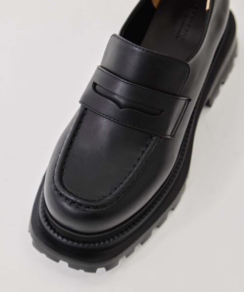 STUDIOUS(ステュディオス)の「【STUDIOUS/ステュディオス】Platform Loafer/プラットフォームローファー/軽量/疲れにくい(ローファー・レディース・ブラック系その他/ブラック・2/1)」の14枚目の写真