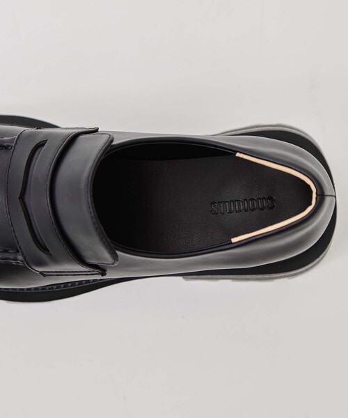 STUDIOUS(ステュディオス)の「【STUDIOUS/ステュディオス】Platform Loafer/プラットフォームローファー/軽量/疲れにくい(ローファー・レディース・ブラック系その他/ブラック・2/1)」の15枚目の写真