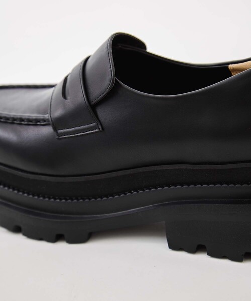 STUDIOUS(ステュディオス)の「【STUDIOUS/ステュディオス】Platform Loafer/プラットフォームローファー/軽量/疲れにくい(ローファー・レディース・ブラック系その他/ブラック・2/1)」の16枚目の写真