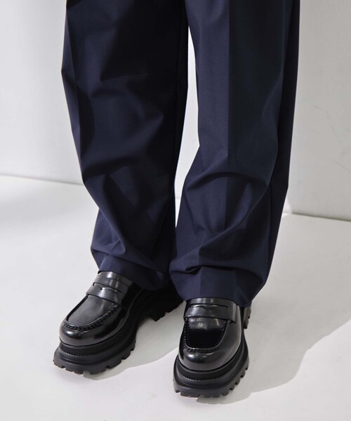 STUDIOUS(ステュディオス)の「【STUDIOUS/ステュディオス】Platform Loafer/プラットフォームローファー/軽量/疲れにくい(ローファー・レディース・ブラック系その他/ブラック・2/1)」の21枚目の写真